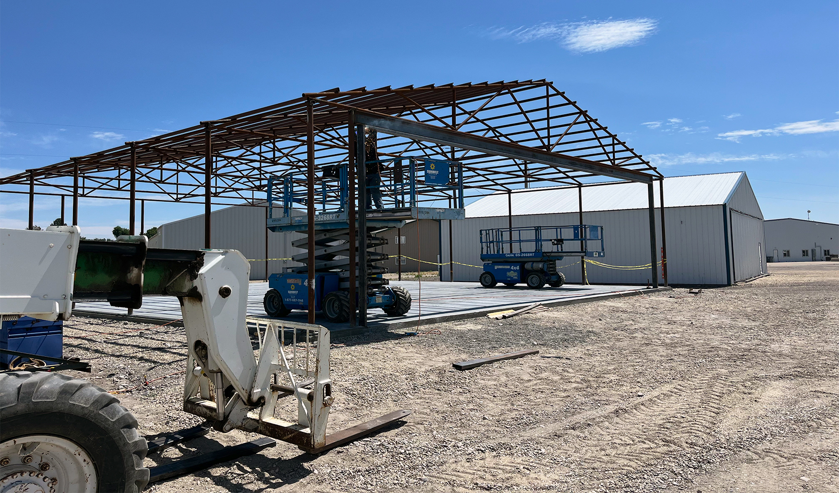 Pre-engineered metal building project